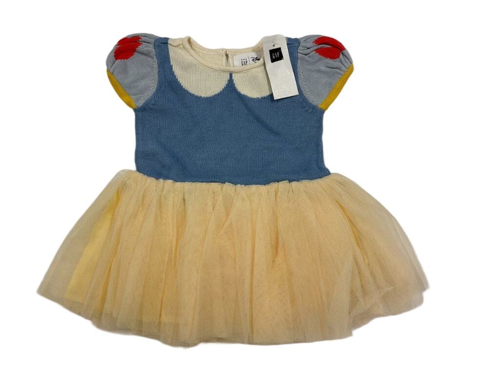 babyGap Disney Snow White Sweater Tutu Dress Baby Girl 6-12M NWT Costume Princes